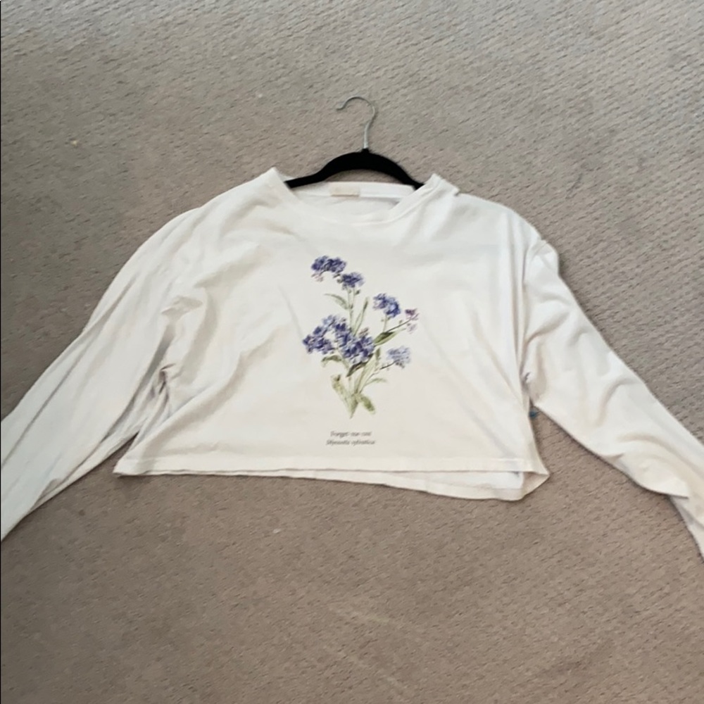white long sleeve shirt